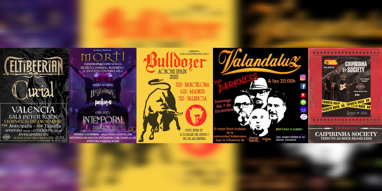 ⚡ᴀɢᴇɴᴅᴀ ᴍᴇᴛᴀʟʜᴇᴀʀᴛ ⚡ del 5 al 7 de Diciembre 2025