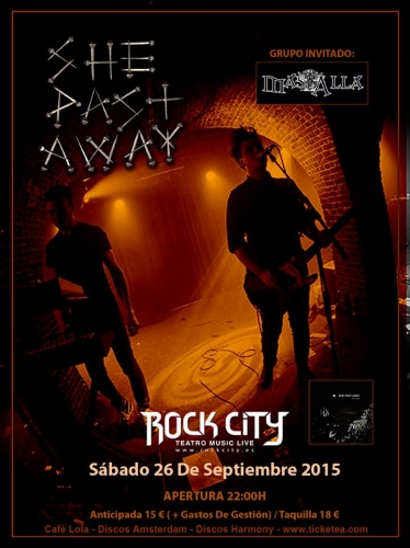 She Past Away + Más Allá en Rock City