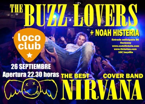 Tributo a Nirvana + Noah Hysteria en Loco Club