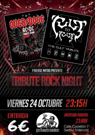 OVERDOSE (Tributo AC/DC) + CULT TO CULT (Tributo The CULT)