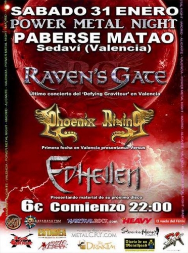 Raven's Gate+ Edhellen + Phoenix Rising (VALENCIA).