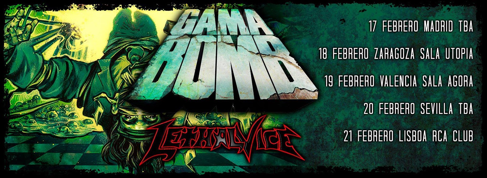 gamabomb 2015 Gira