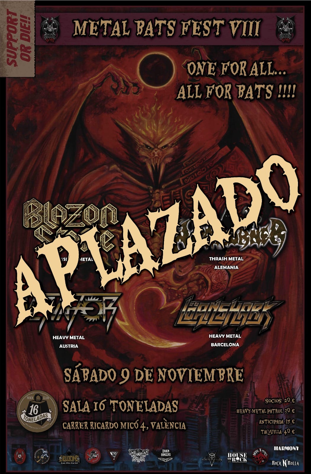 METAL BATS FEST VIII 9 N