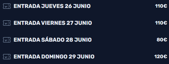 Entradas