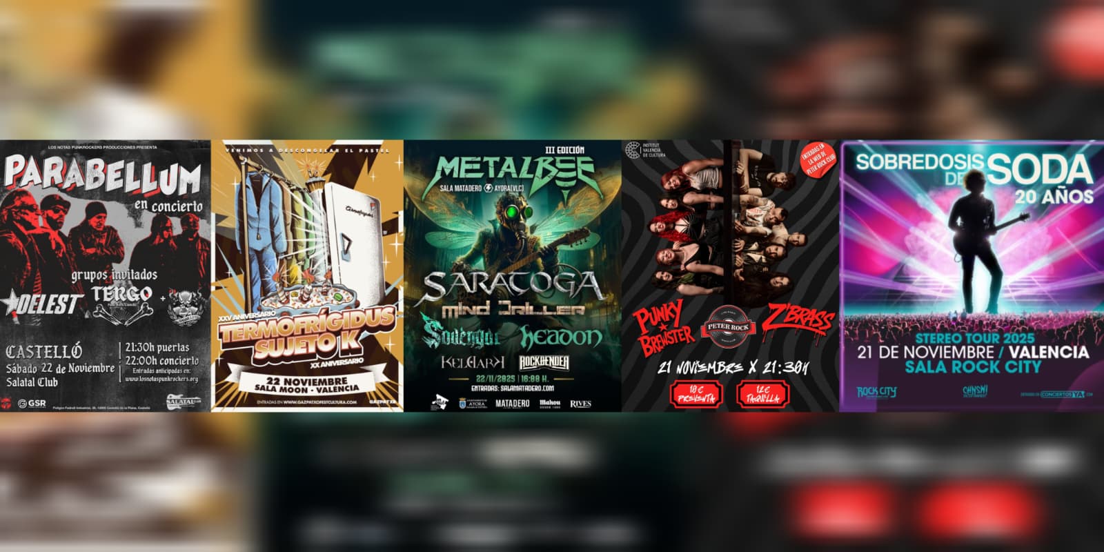 ⚡ᴀɢᴇɴᴅᴀ ᴍᴇᴛᴀʟʜᴇᴀʀᴛ ⚡ del 21 al 23 de Noviembre 2025