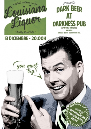 Dark Beer at Darknes Pub